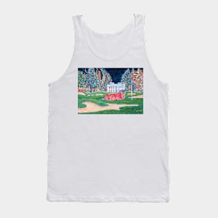 HORSE TAKING A REST AT HOLE NINE Tank Top